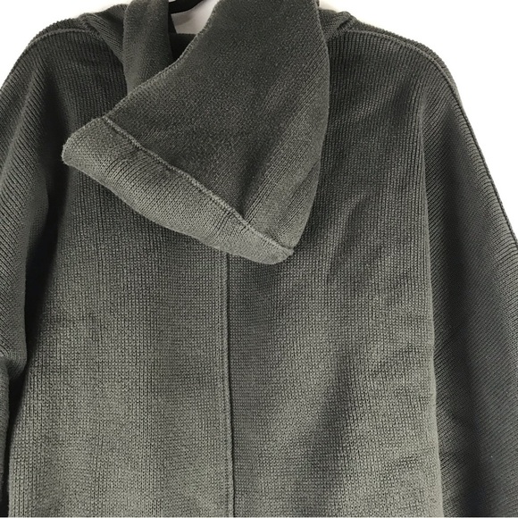 Athleta Aurora Dolman Zip Sweater Green Plus Size M - Picture 3 of 8